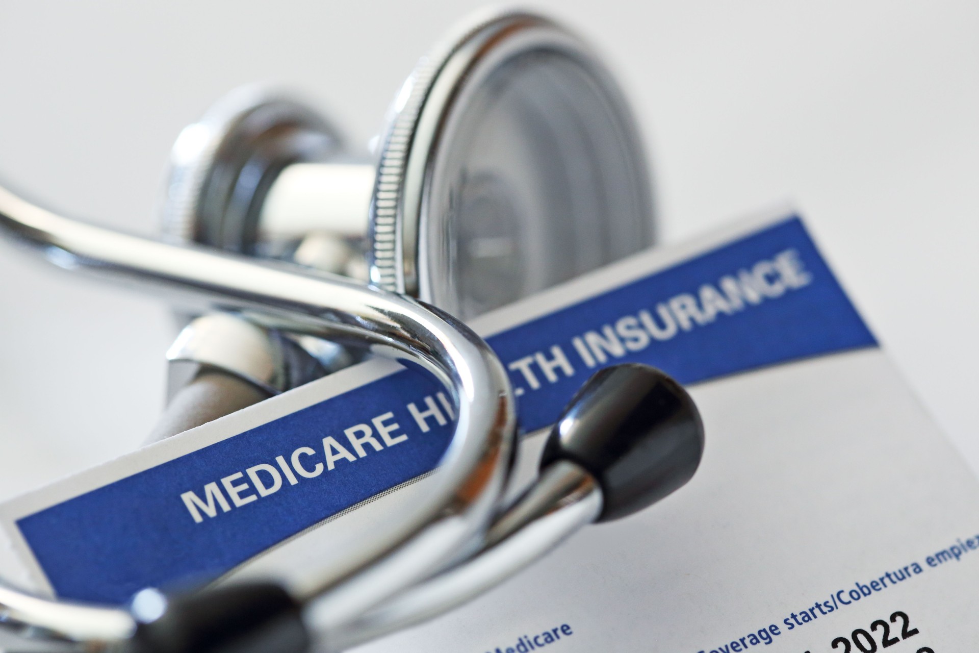 Stethoscope On A Medicare Card